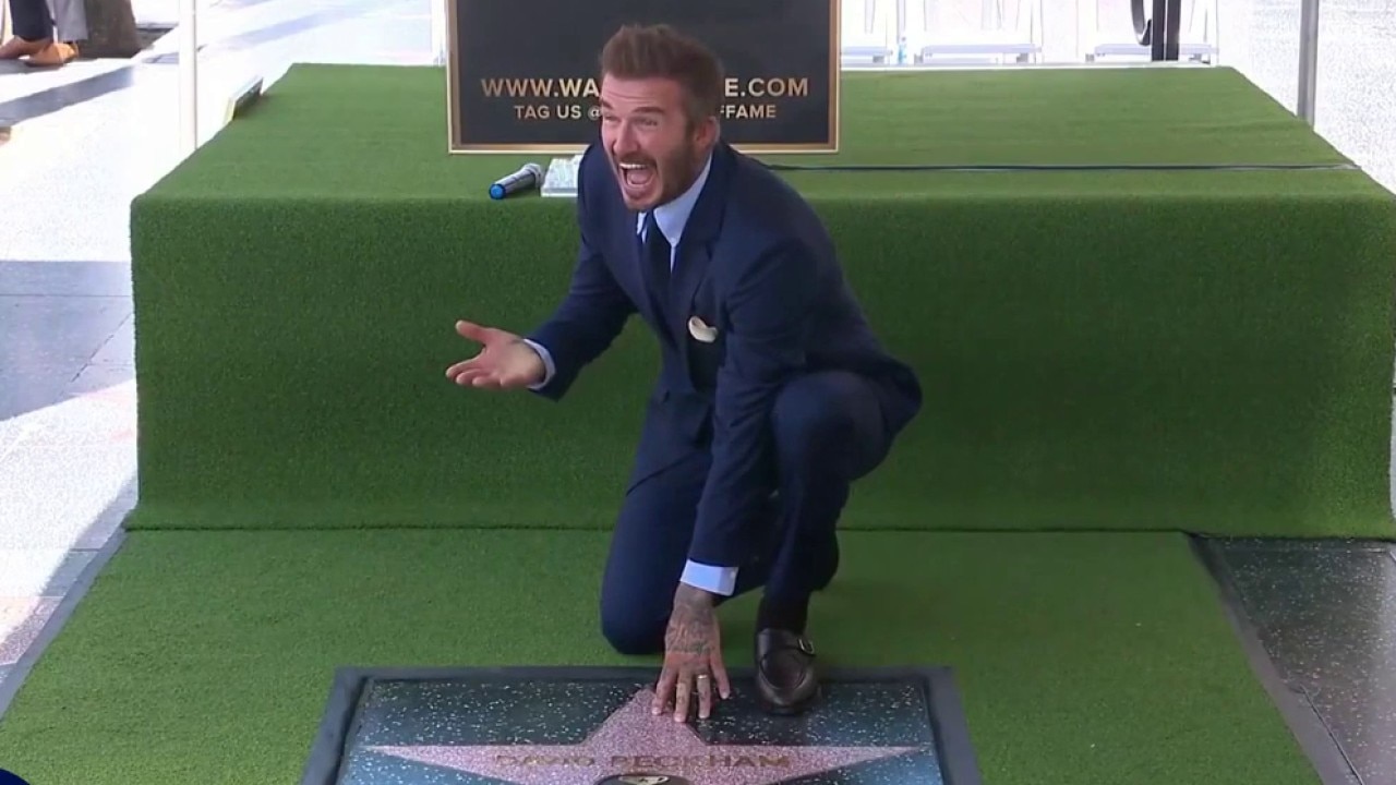 David Beckham honored with WOF star