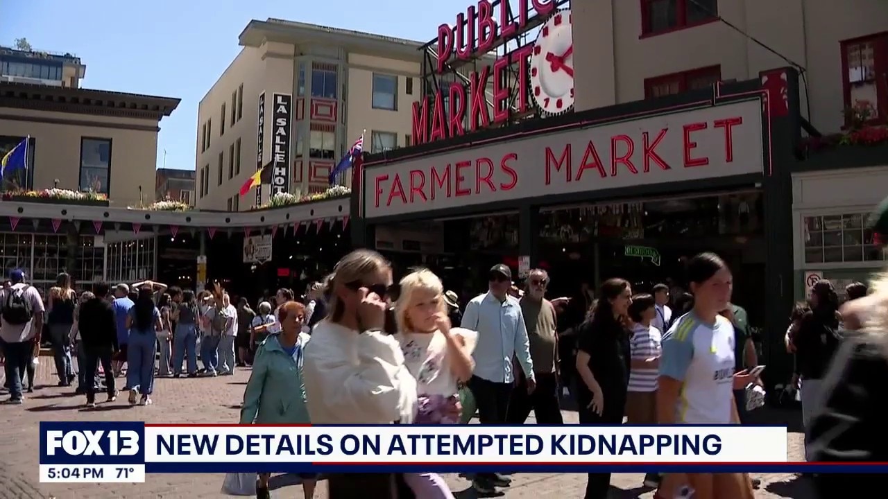 Family fights off kidnapper at Pike Place
