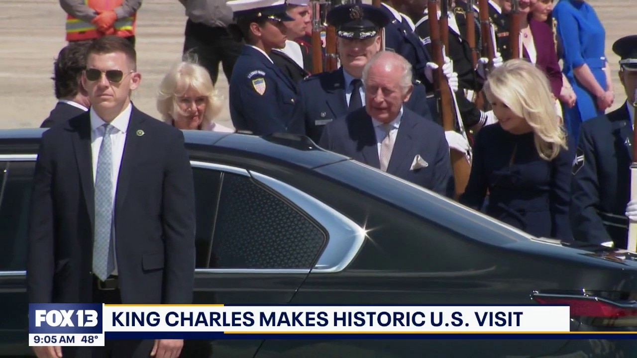 King Charles makes historic US visit