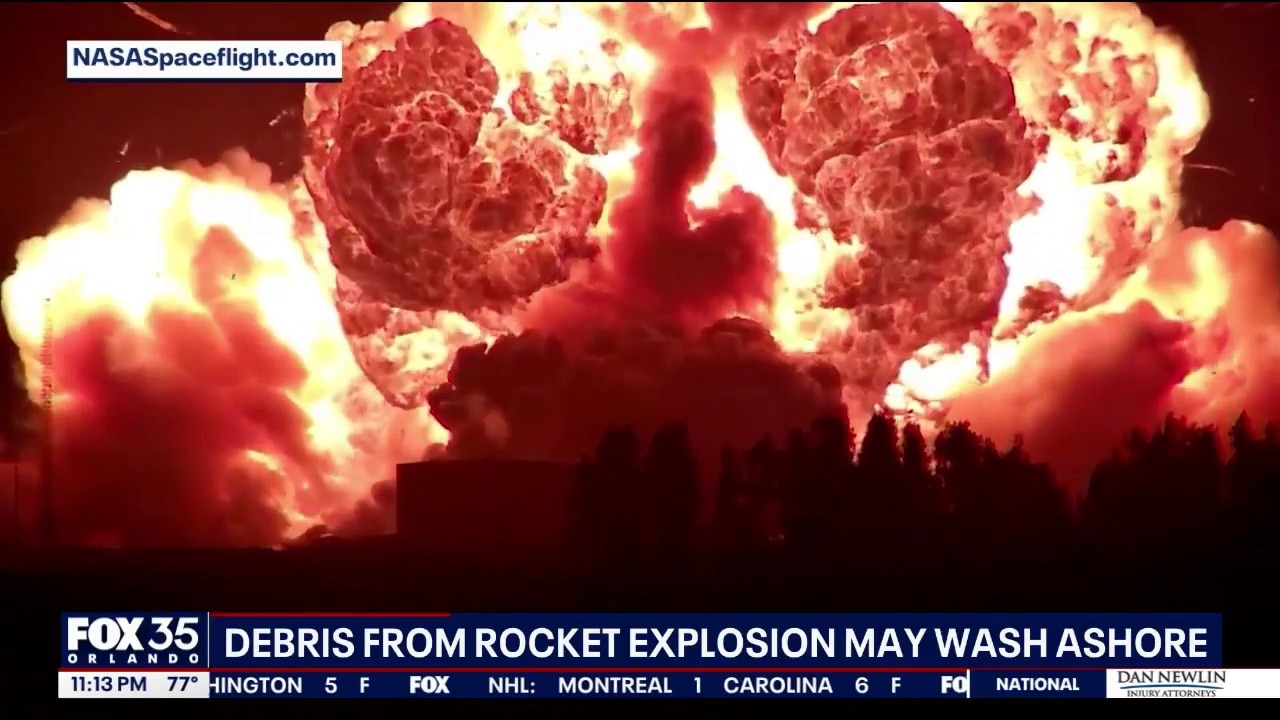 Blue Origin warns of possible rocket debris on beaches