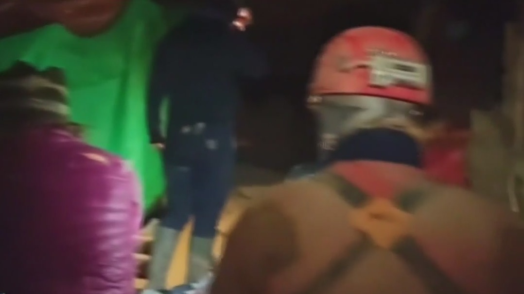 American explorer trapped in cave