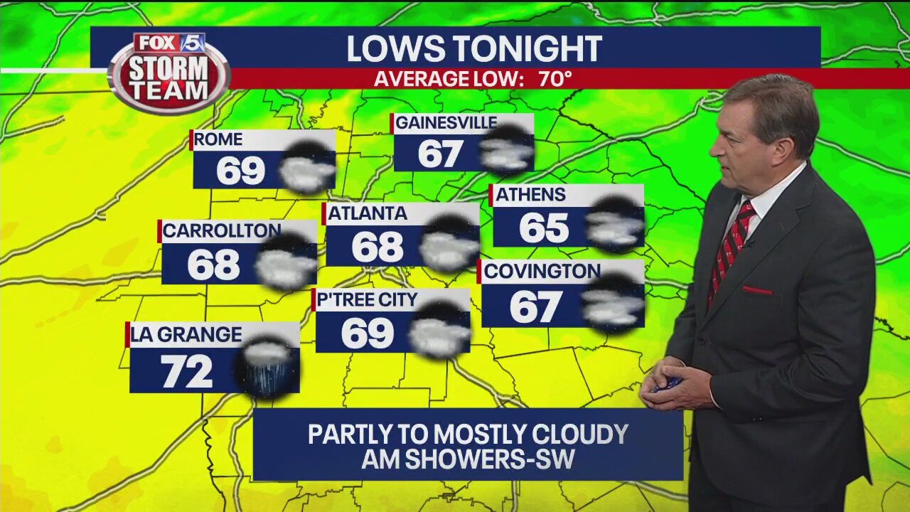 Thursday evening forecast update