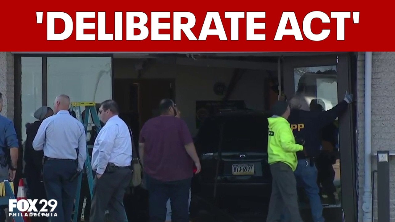 Driver 'intentionally' crashes into Philly Police District: What we know