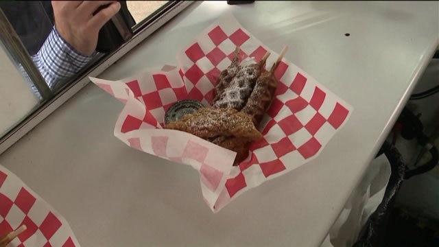 Kramp checks out delicious food on last day of Street Eats