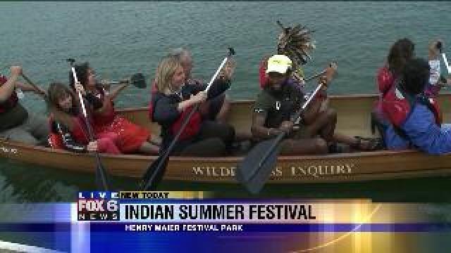 Canoeing techniques learned at Indian Summer Festival