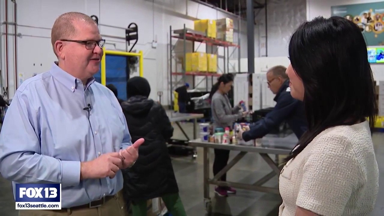 Seattle's Food Lifeline combats food insecurity, FOX 13 makes donation