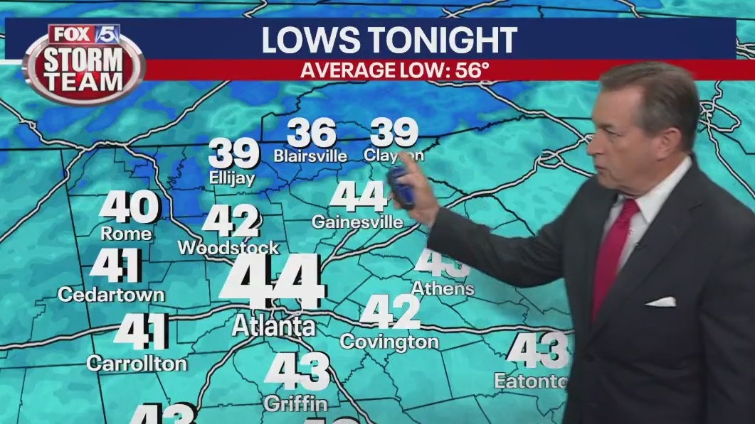 Tuesday evening forecast