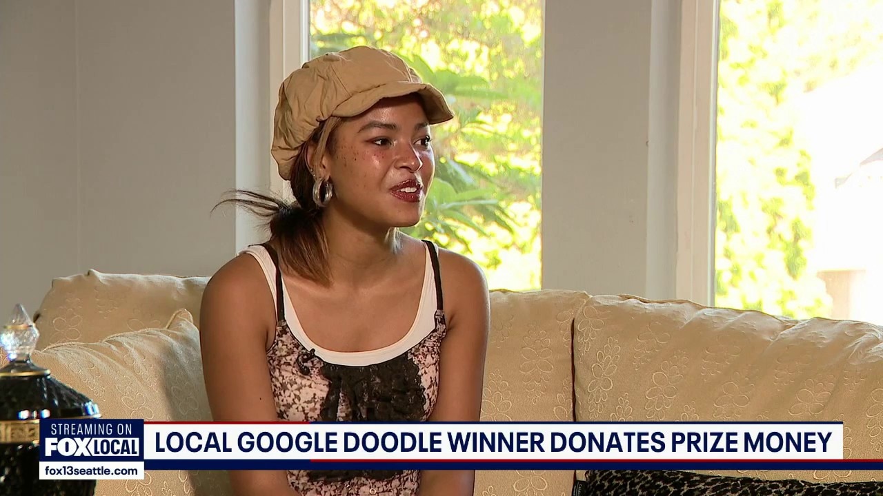 Teen honors Black hair in winning Google Doodle