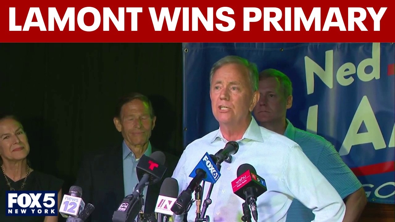 Lamont wins Democratic primary in CT governor's race