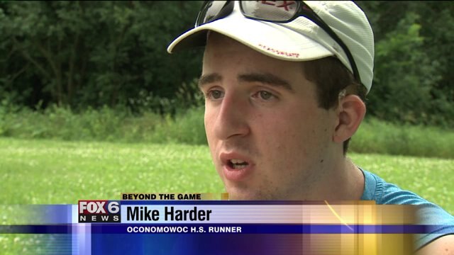 "He`s a kid that`s fought the odds:" Running becomes an outlet for boy who has been through a lot