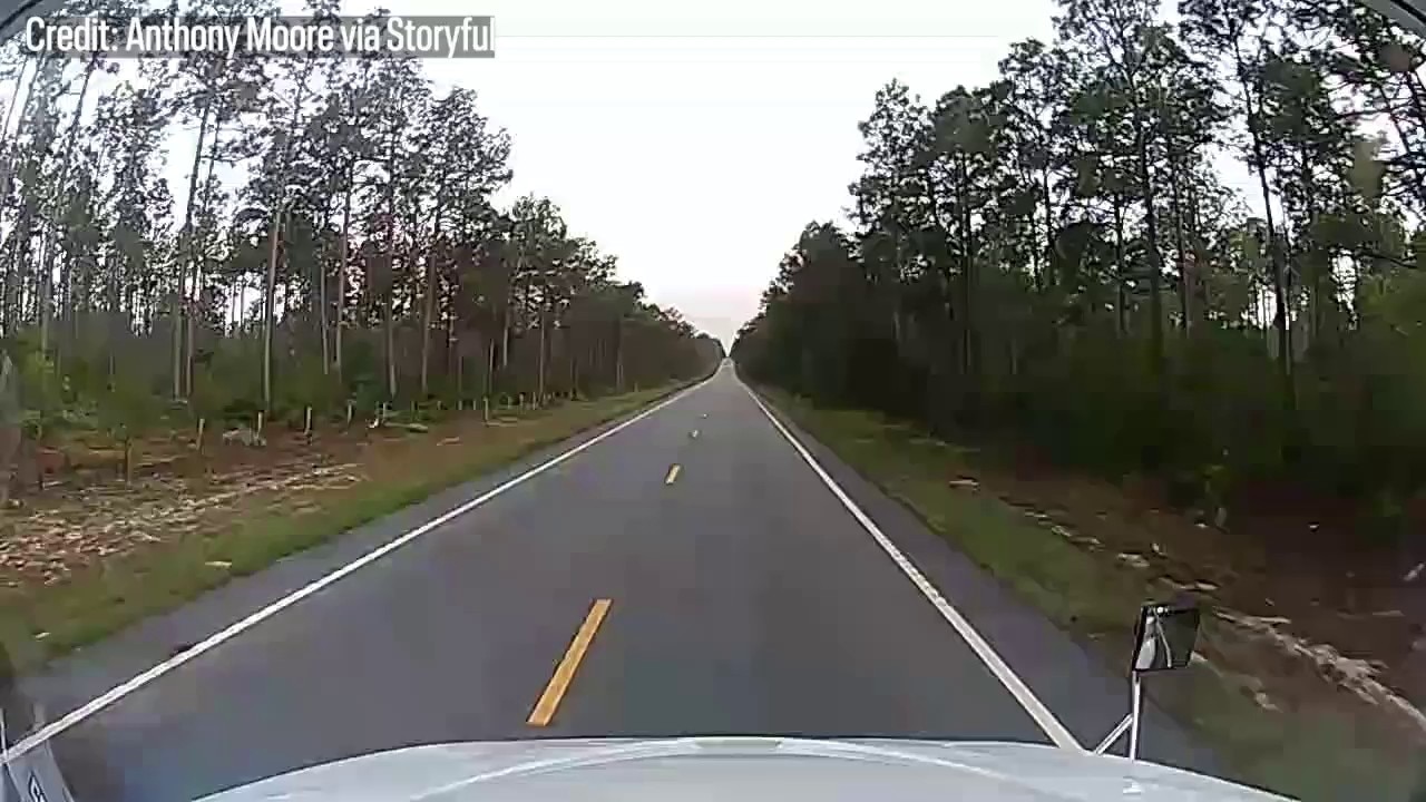 Dashcam video shows truck driver thwart kidnapping