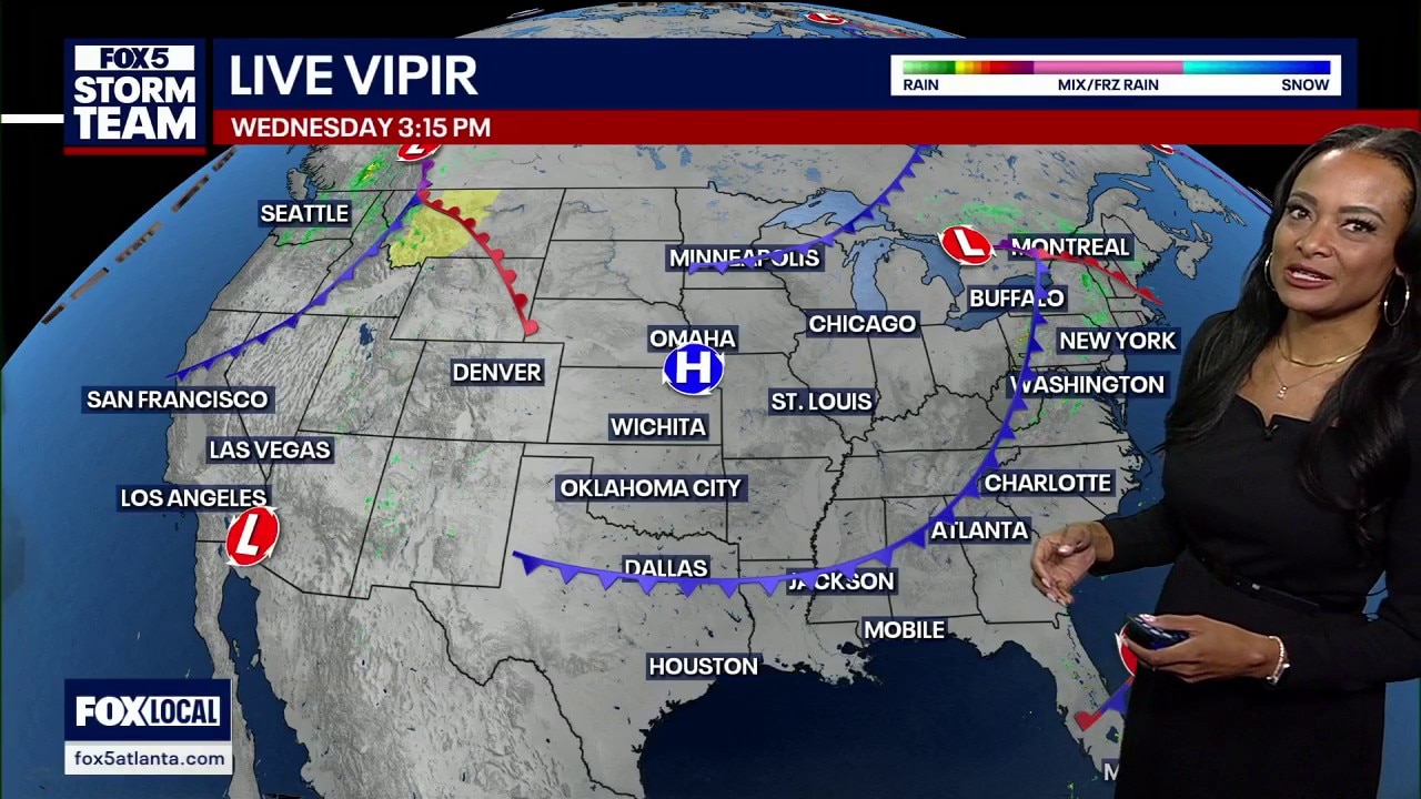 Wednesday evening forecast