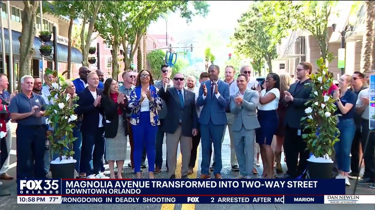 Orlando converts Magnolia Avenue to two-way street