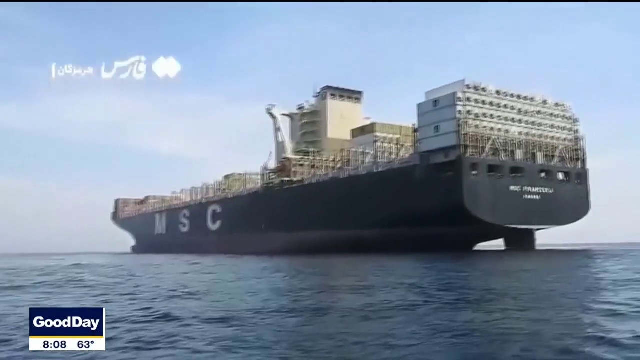 U.S. and Iran trade strikes while ships remain stuck