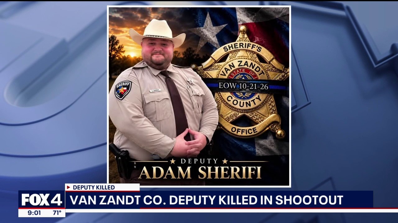 Van Zandt County mourns deputy killed in shootout