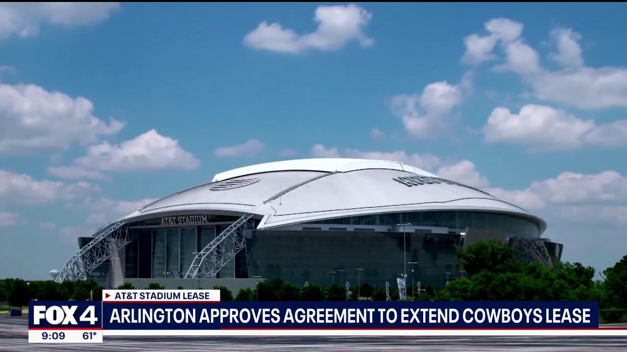 Arlington agrees to extend Cowboys' stadium lease