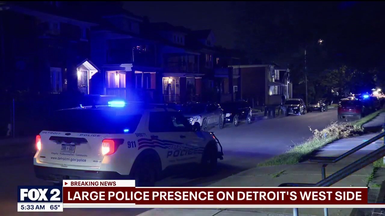 Police situation unfolding on Detroit's west side