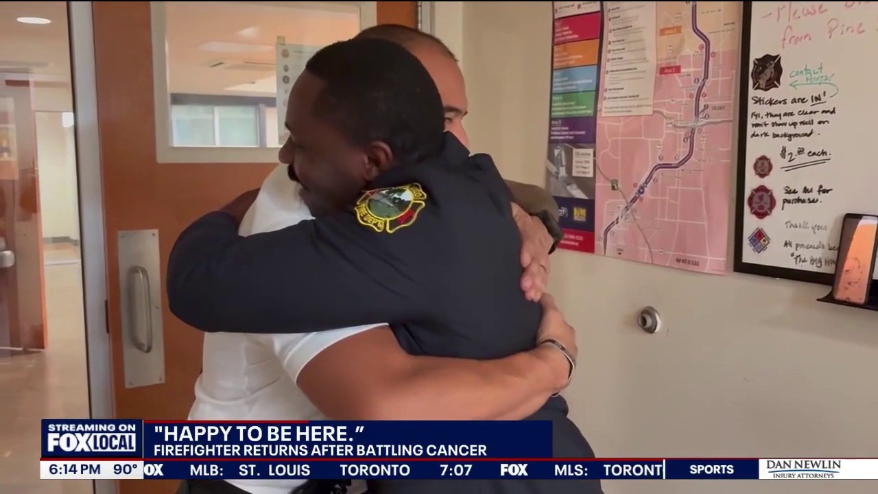 Orlando firefighter returns to duty after stage 4 cancer diagnosis