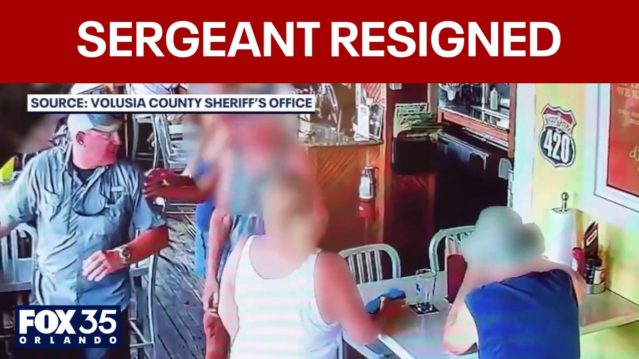 Florida sheriff responds to sergeant's arrest after trying to kiss woman, shove husband