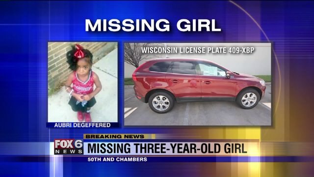 Amber Alert: Vehicle stolen with 3-year-old girl inside; SUV later involved in attempted robbery