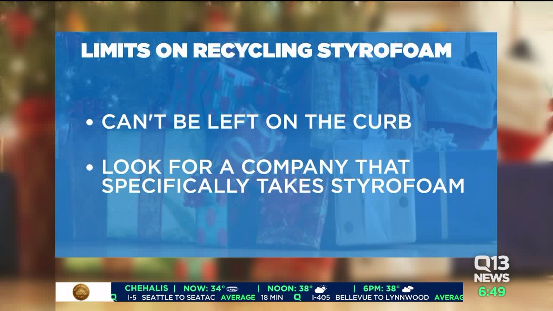 What not to recycle after Christmas