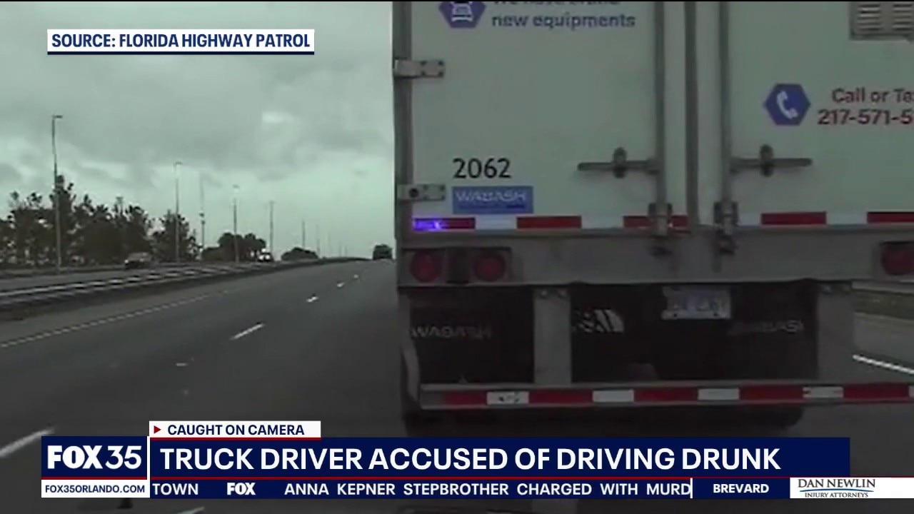 Truck driver accused of driving under the influence
