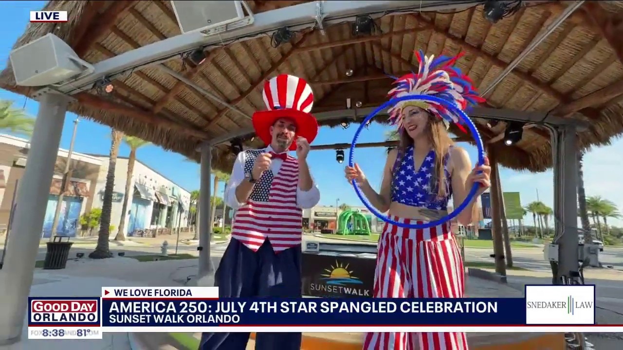 July 4th celebration at Sunset Walk 