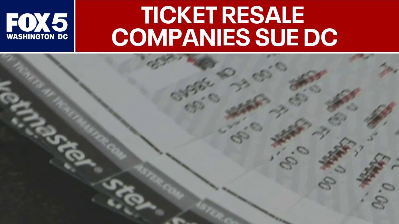 Ticket resale companies sue DC over proposed law