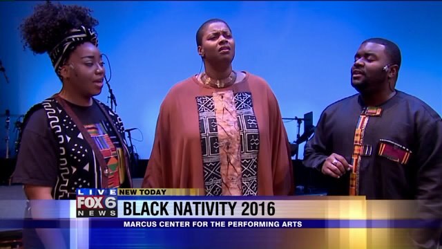 Carl enjoys a song from Black Nativity