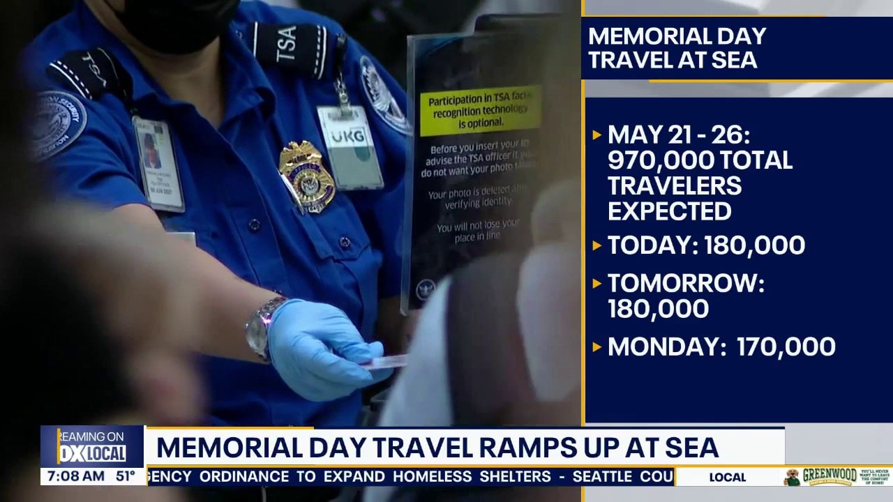 Memorial Day travel ramps up at SEA Airport