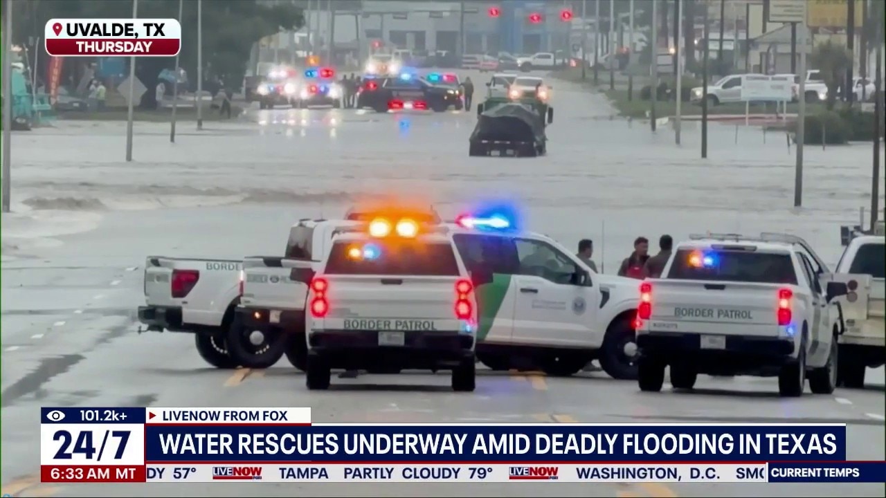 Water rescues underway amid deadly Texas flooding