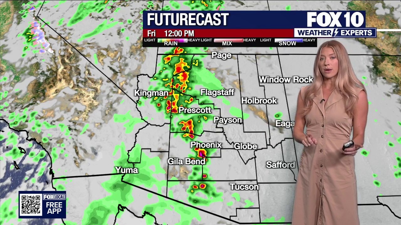 Arizona storms bring weekend flash flood threat