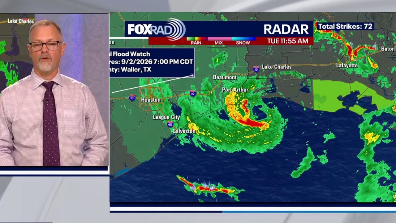 How much rain will Houston get from Tropical Storm Edouard?