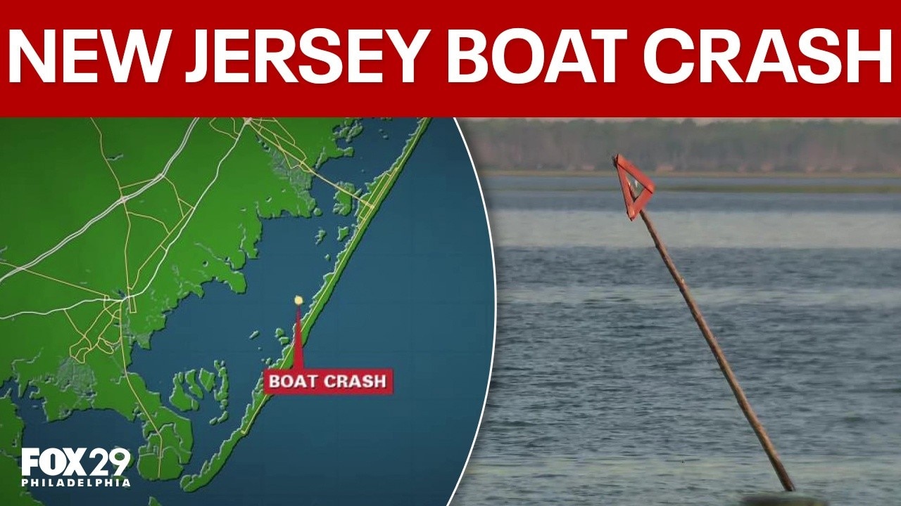 2 ejected from boat after striking channel marker in Barnegat Bay