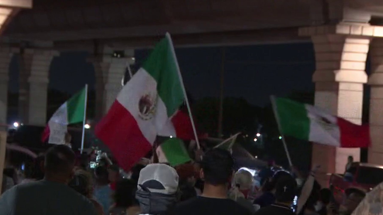 Protesters gather after ICE shooting in Austin