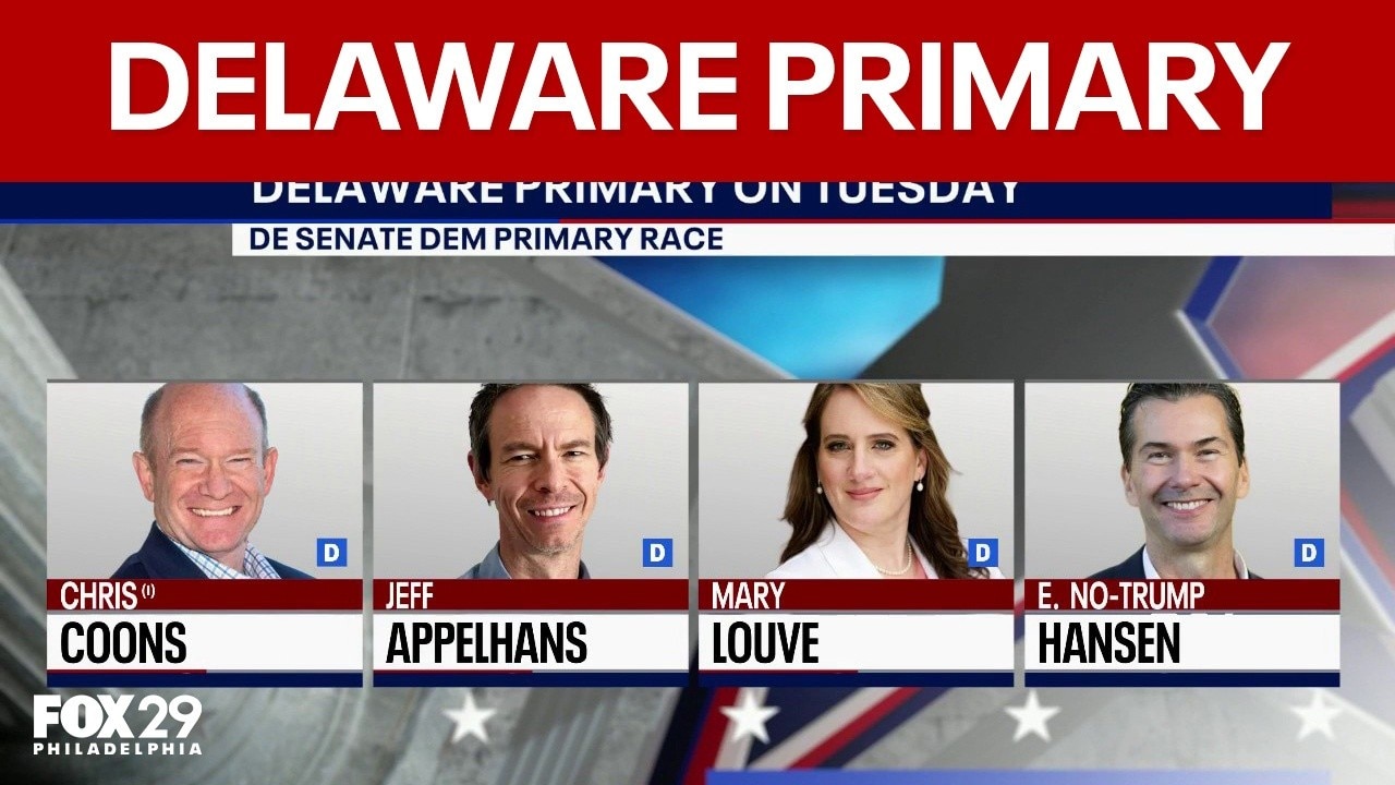 Delaware Primary Election: These candidates will appear on the ballot Tuesday