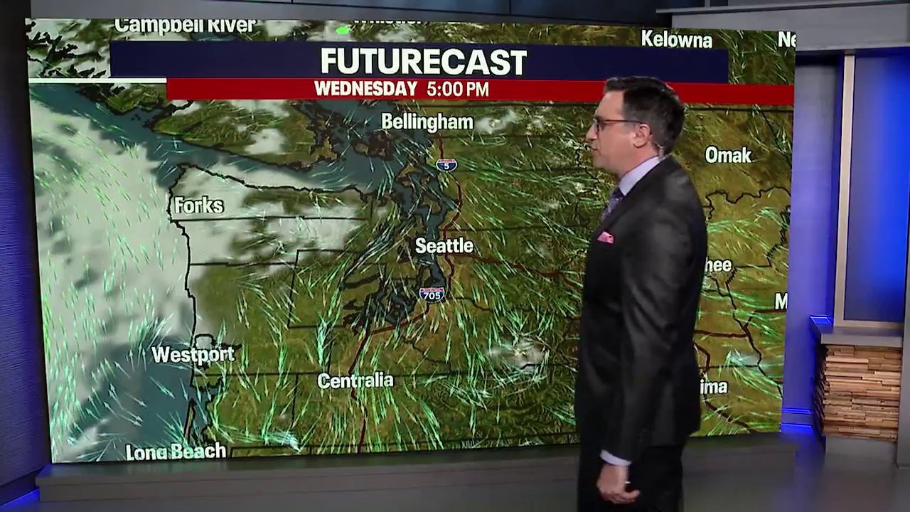 Seattle weather: Mostly dry conditions,  mild temperatures for Tuesday