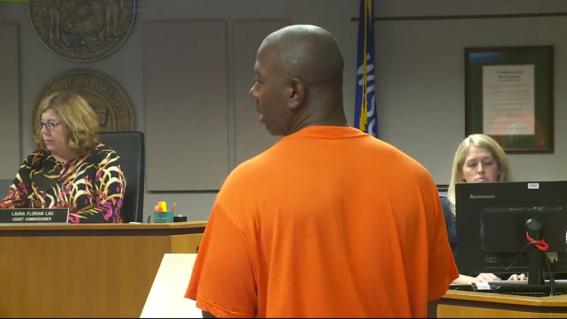Trevor Thompson in court