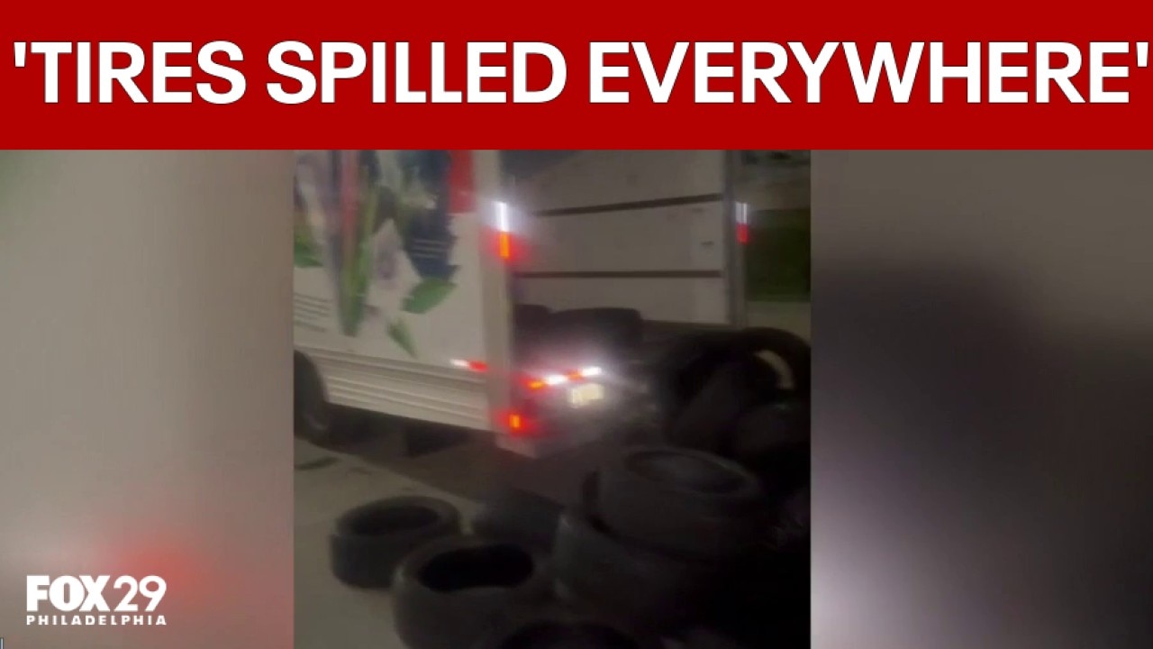Hundreds of tires dumped from UHaul at North Philly train station