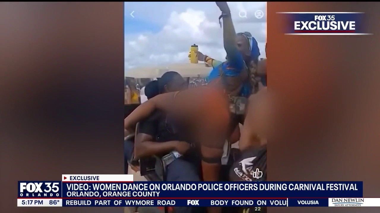 Video: Women twerking at Orlando officers at Orlando Carnival Downtown event