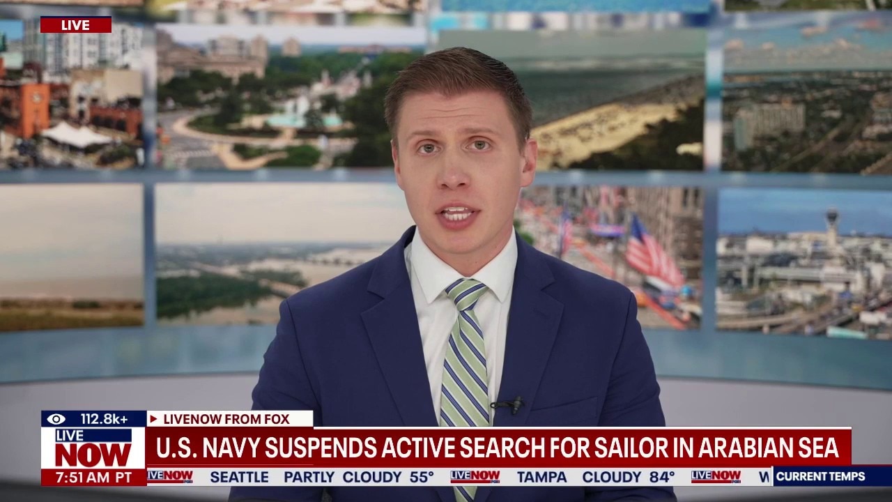 US Navy suspends active search for sailor in Arabian seas
