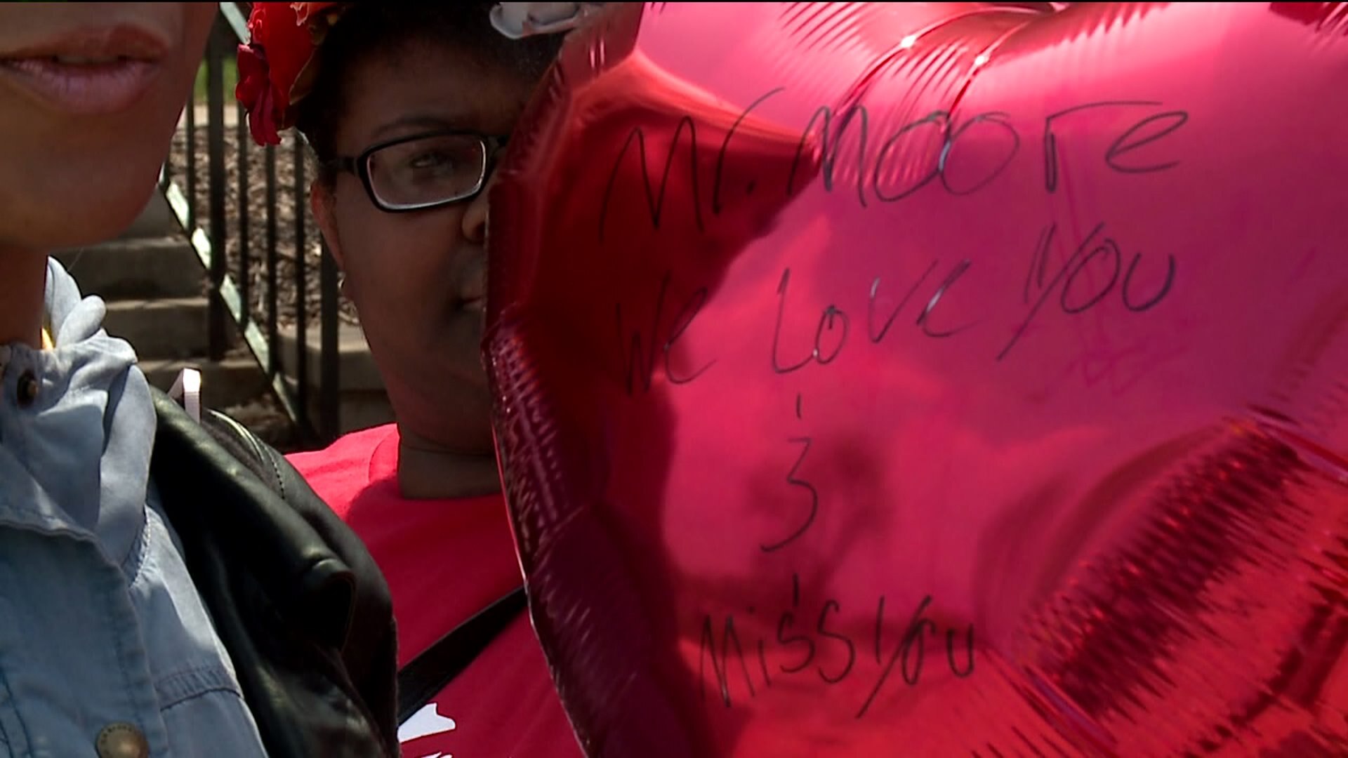 Students celebrate Cory Moore