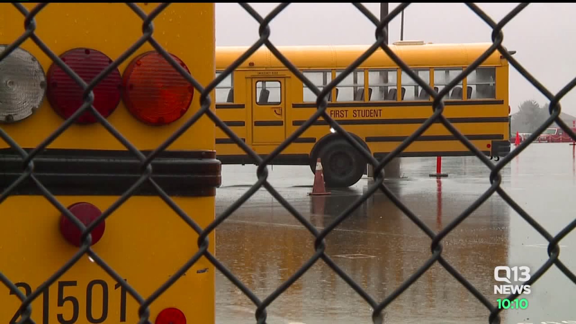 School-bus driver strike