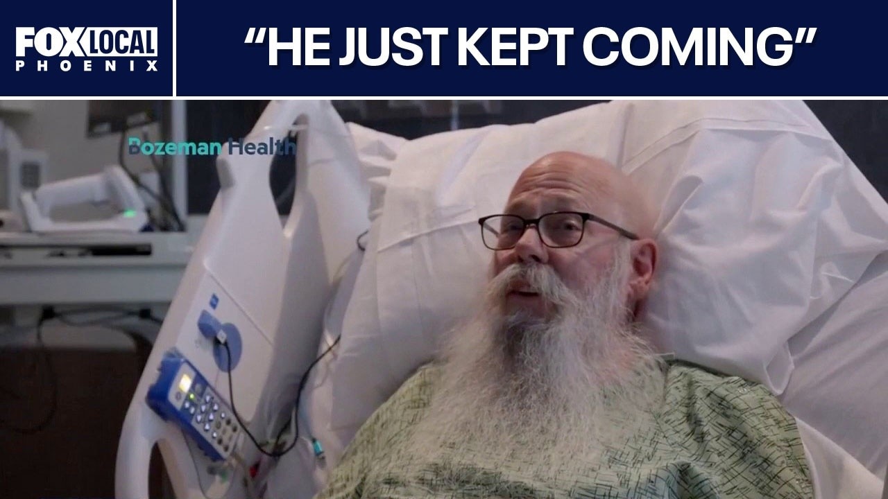 Grandfather tossed in air by bison recalls viral attack