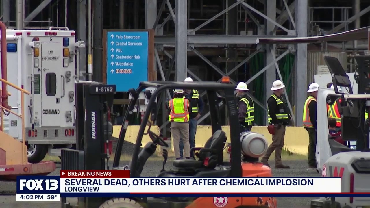 Workers missing after Longview paper mill implosion