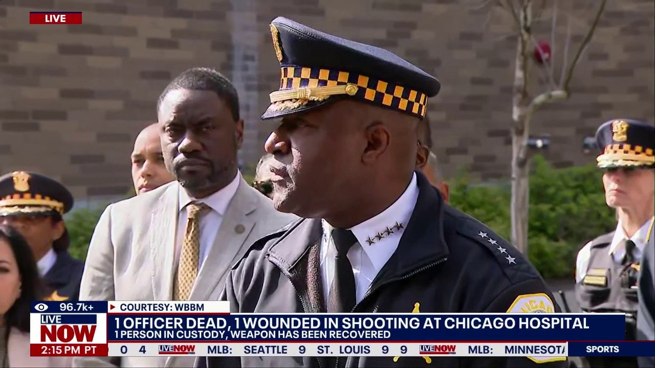 1 officer dead in shooting at Chicago hospital