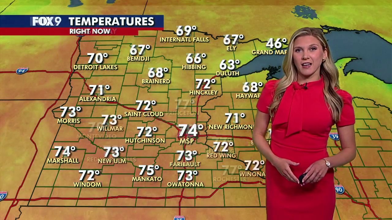 MN weather: Sunny Monday leads to possible storms