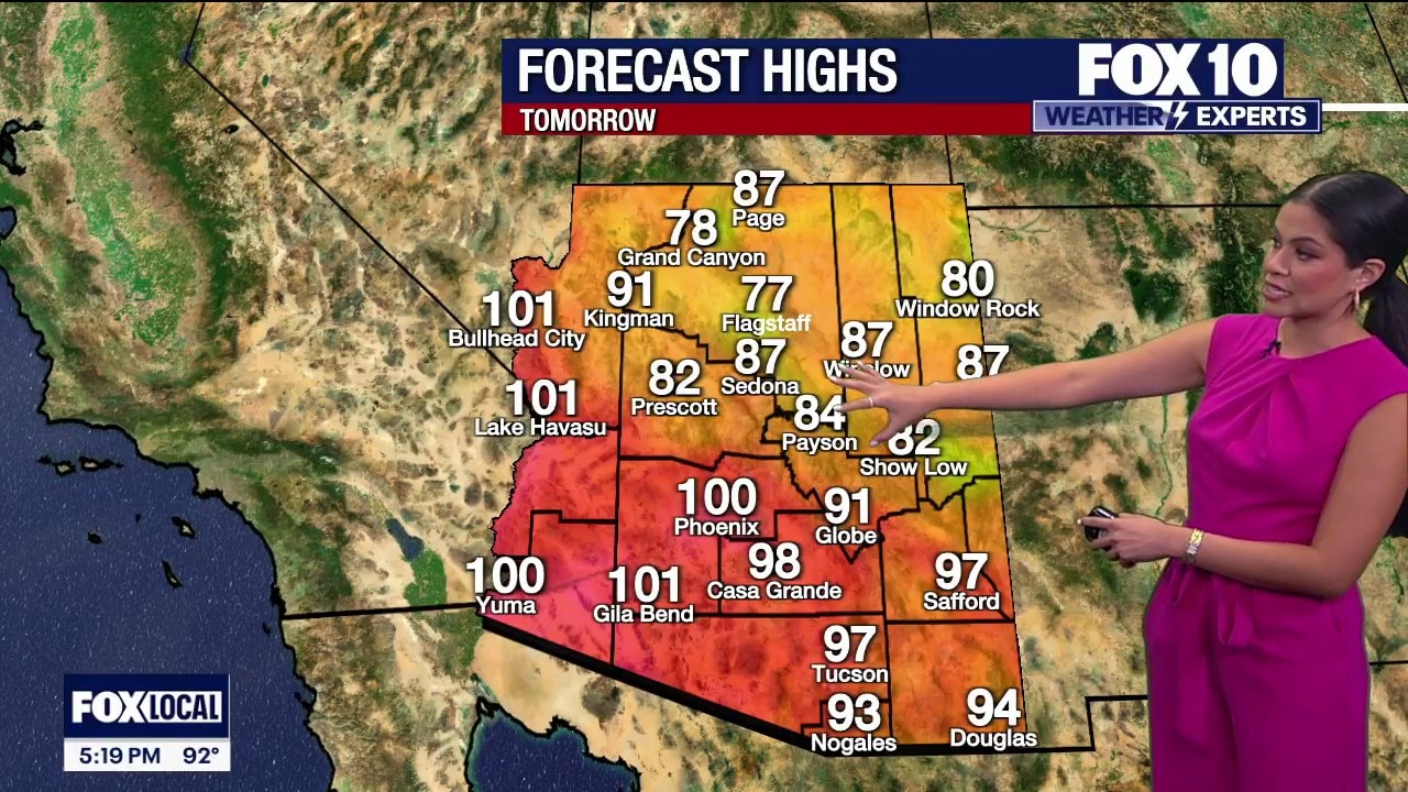 Triple digits sneaking into Arizona this weekend