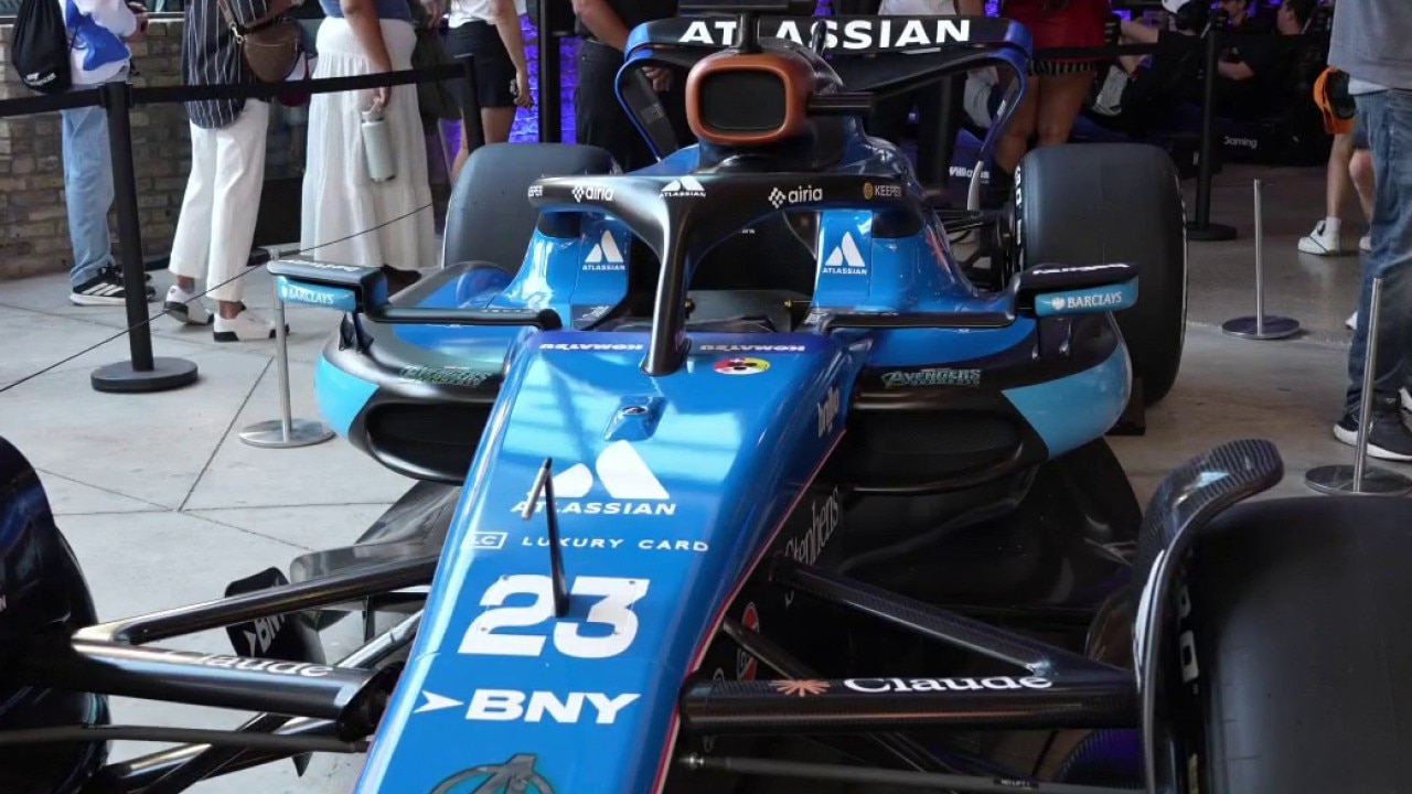 Atlassian Williams F1 downtown pop-up 
