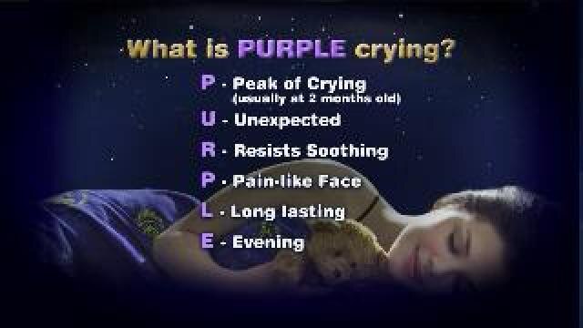 Crying babies and safe sleep